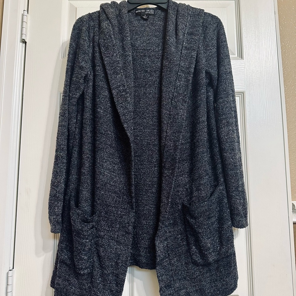 Barefoot Dreams Charcoal Gray Cardigan 🖤